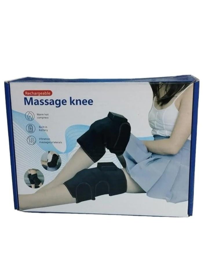 دعامة الركبة اللاسلكية والمدفأة مع خاصية التدليك - جهاز تدليك المفاصل متعدد الأغراض للركبة والمرفق والكتف - مشد حراري قابل لإعادة الشحن بالأشعة تحت الحمراء والاهتزاز لتخفيف التيبس وإجهاد العضلات - Image 4